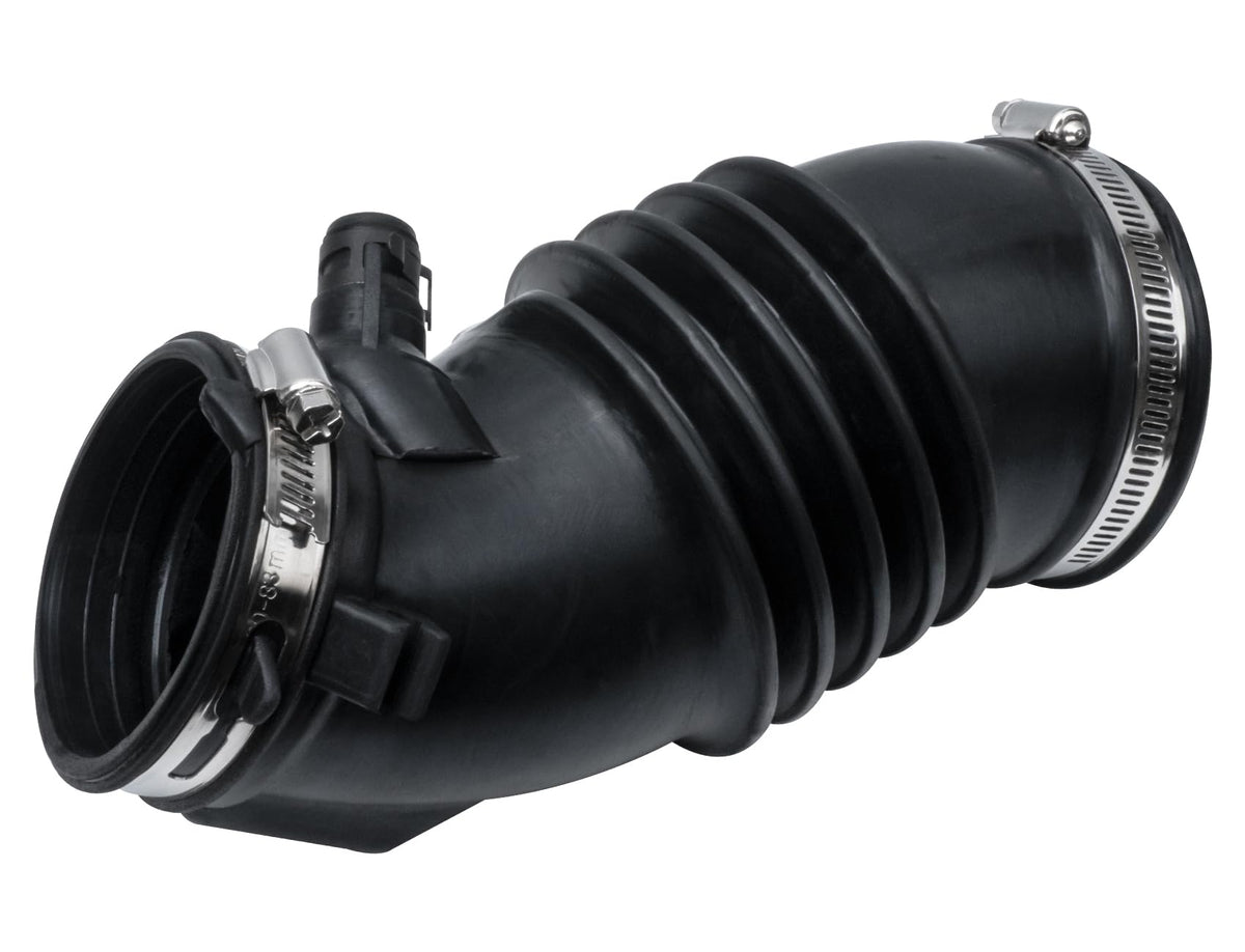 VINMS engine air intake hose close-up highlights reinforced rubber durability for extended engine life