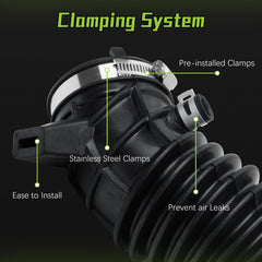 VINMS hose installation with clamps ready for under-hood fitting