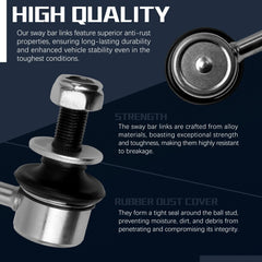 VINMS K750043 front sway bar link for Rav4 supports smoother ride and control.