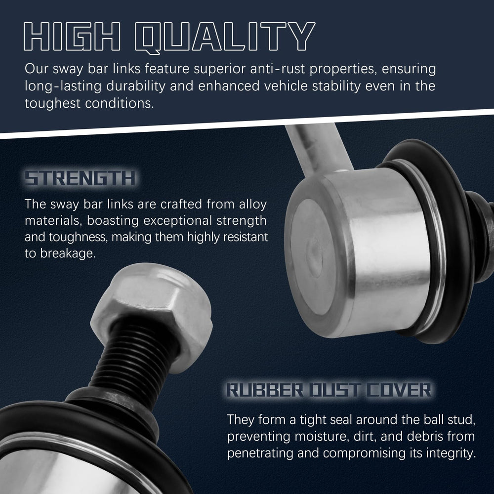 VINMS premium material sway bar link close-up highlighting rugged construction