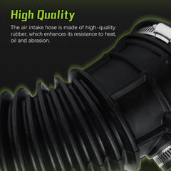 VINMS reinforced rubber air hose showing durable construction for long life