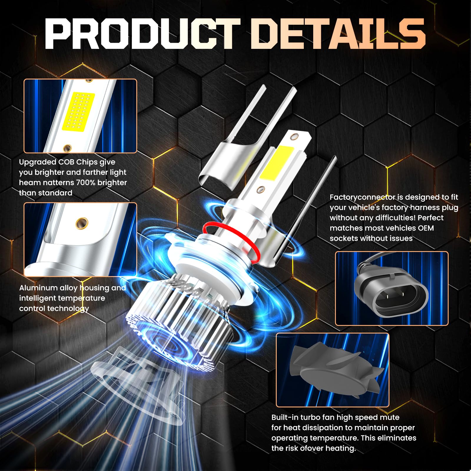VIONTREX aluminum housing supports better heat dissipation and longevity
