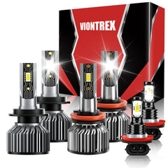 VIONTREX H7 high beam bulb for Ford Fusion delivers bright 6500K illumination for night driving