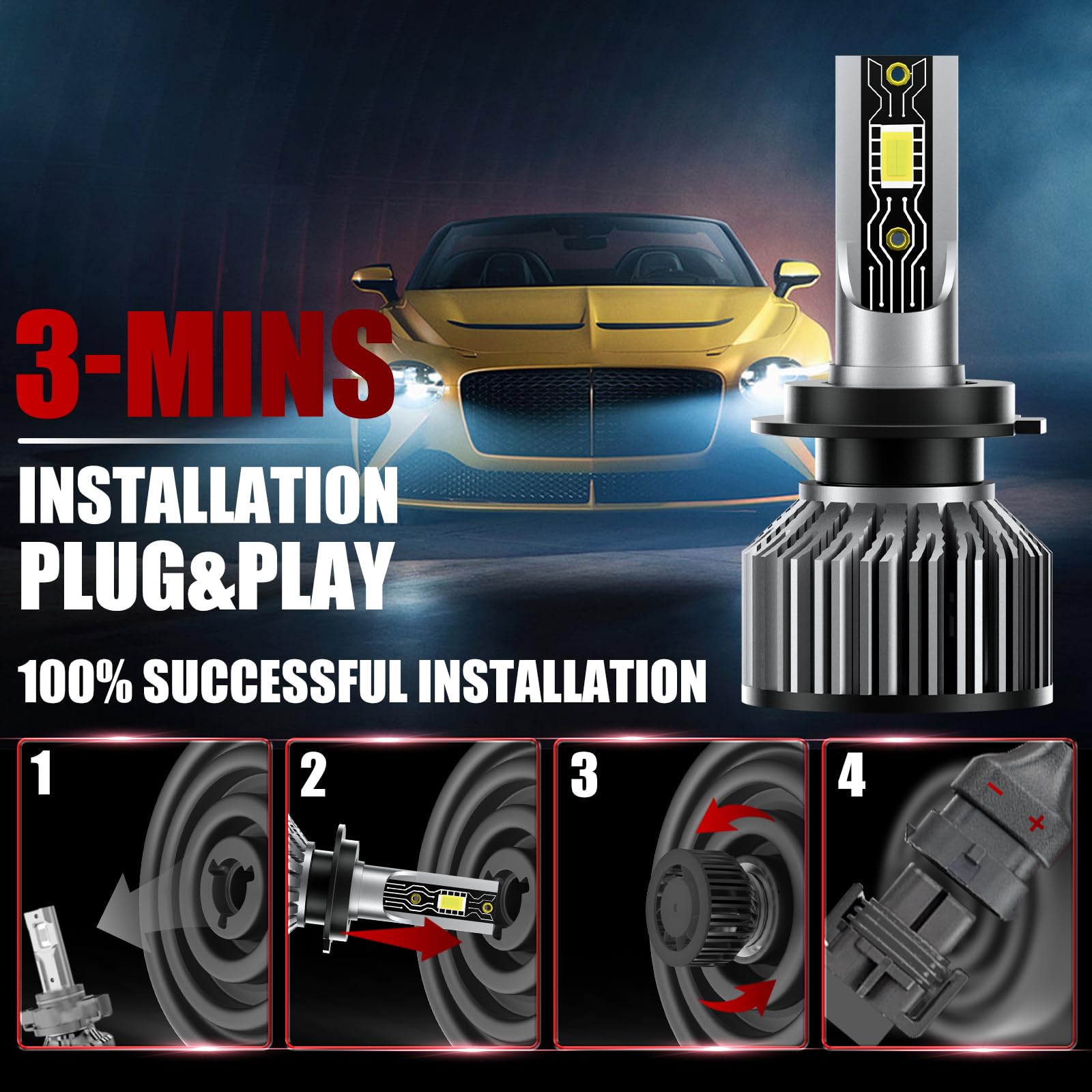 VIONTREX IP68 durable bulbs resist water and dust in harsh weather