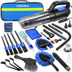 Vioview 25pcs car detailing kit interior: comprehensive suite for a clean cabin.