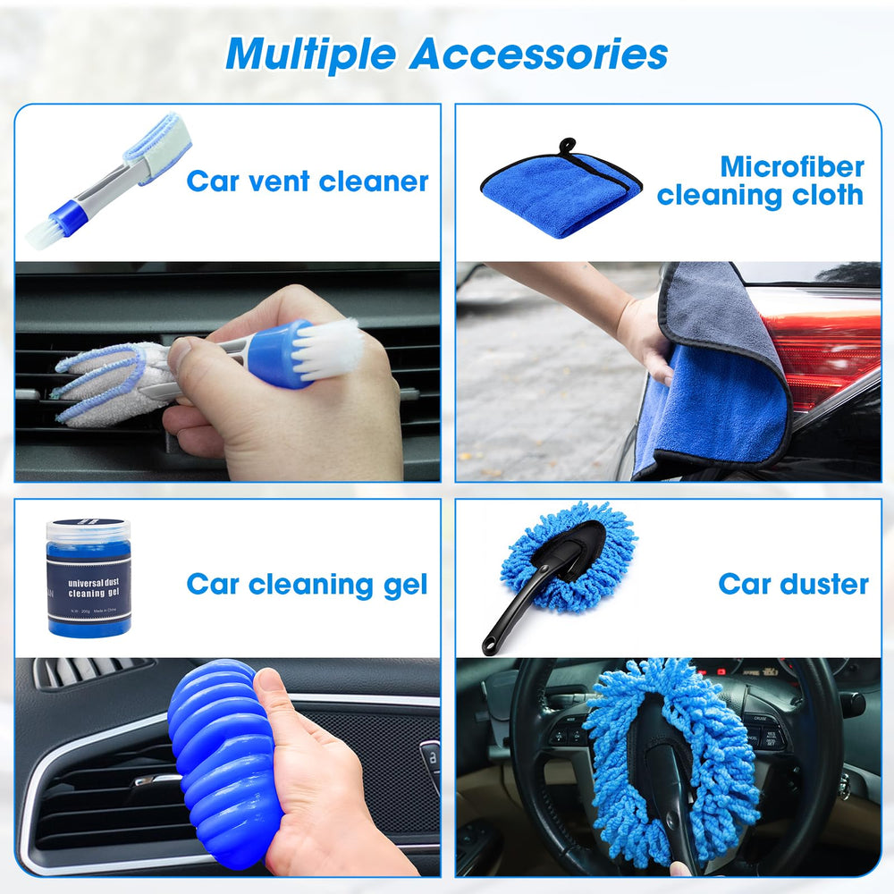 Vioview car wheel brush: removes grime without scratching rims.