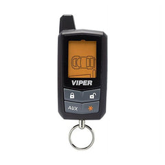 Viper 7345V remote with four buttons enables easy lock, unlock, and start operation.