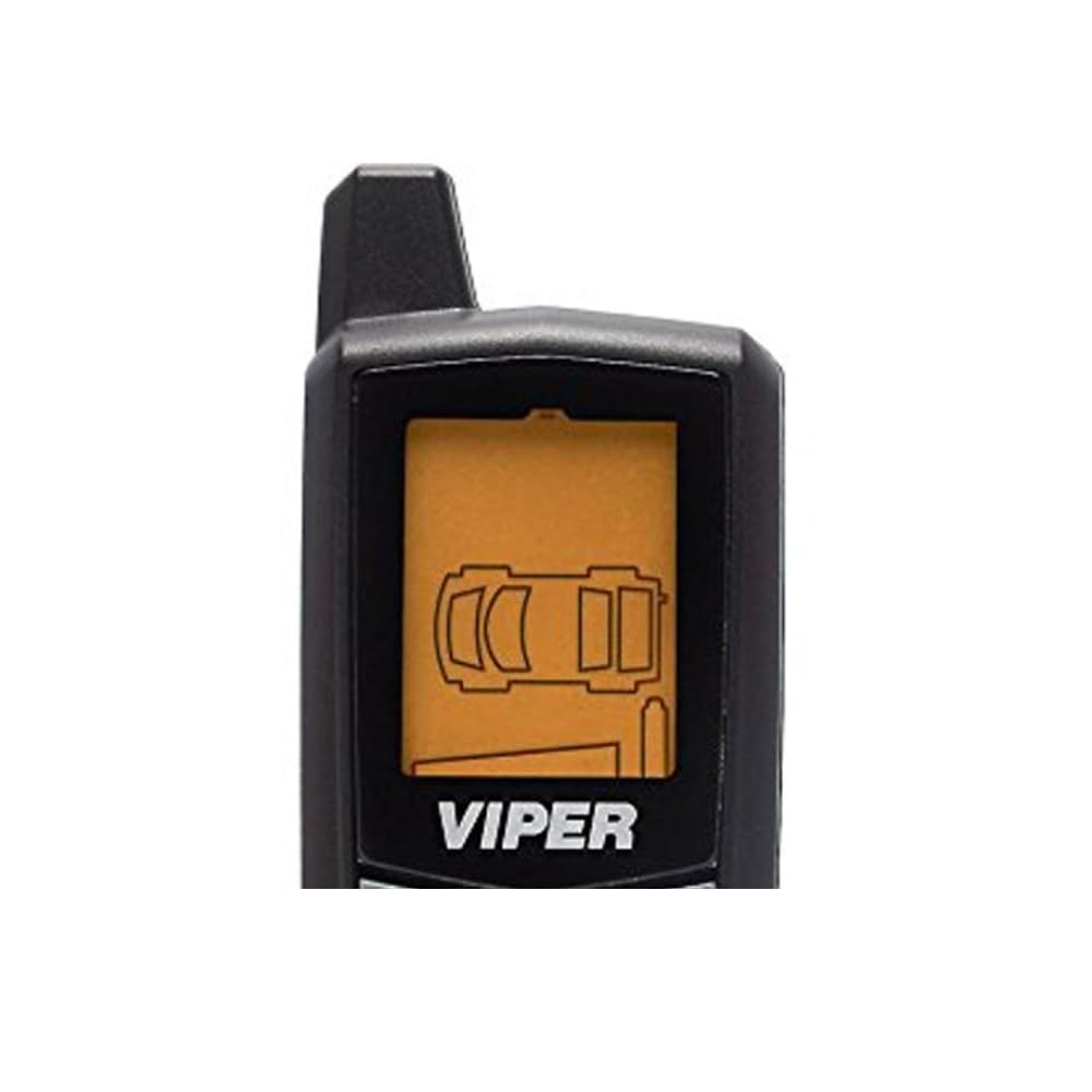Viper 7345V remote uses priority icons for quick vehicle monitoring at a glance.