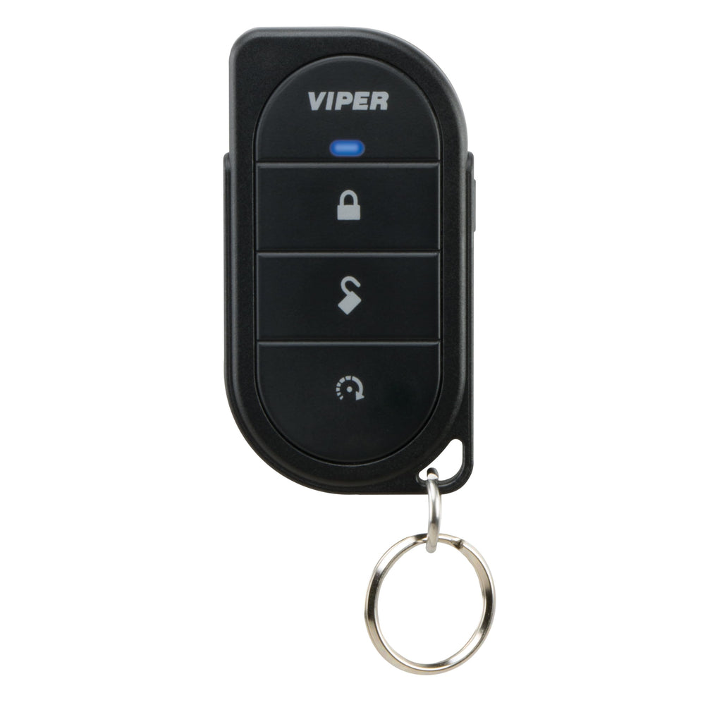 Viper 7146V remote four-button layout enables quick locking, unlocking and starting