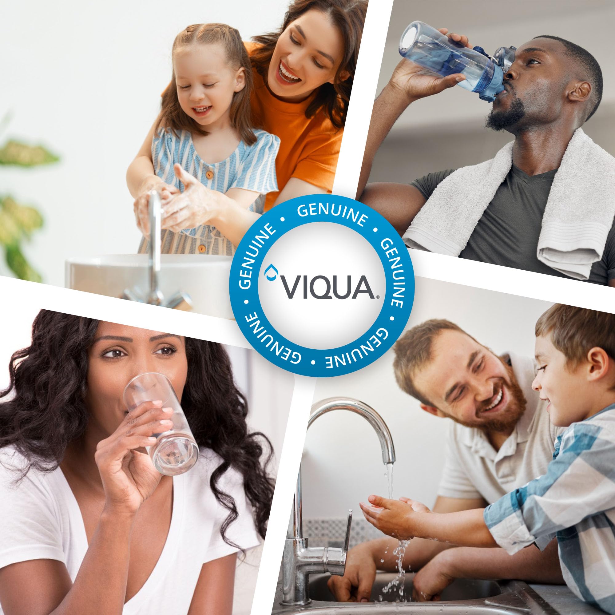 Viqua S200RL-HO in-use water system shows simple servicing workflow.