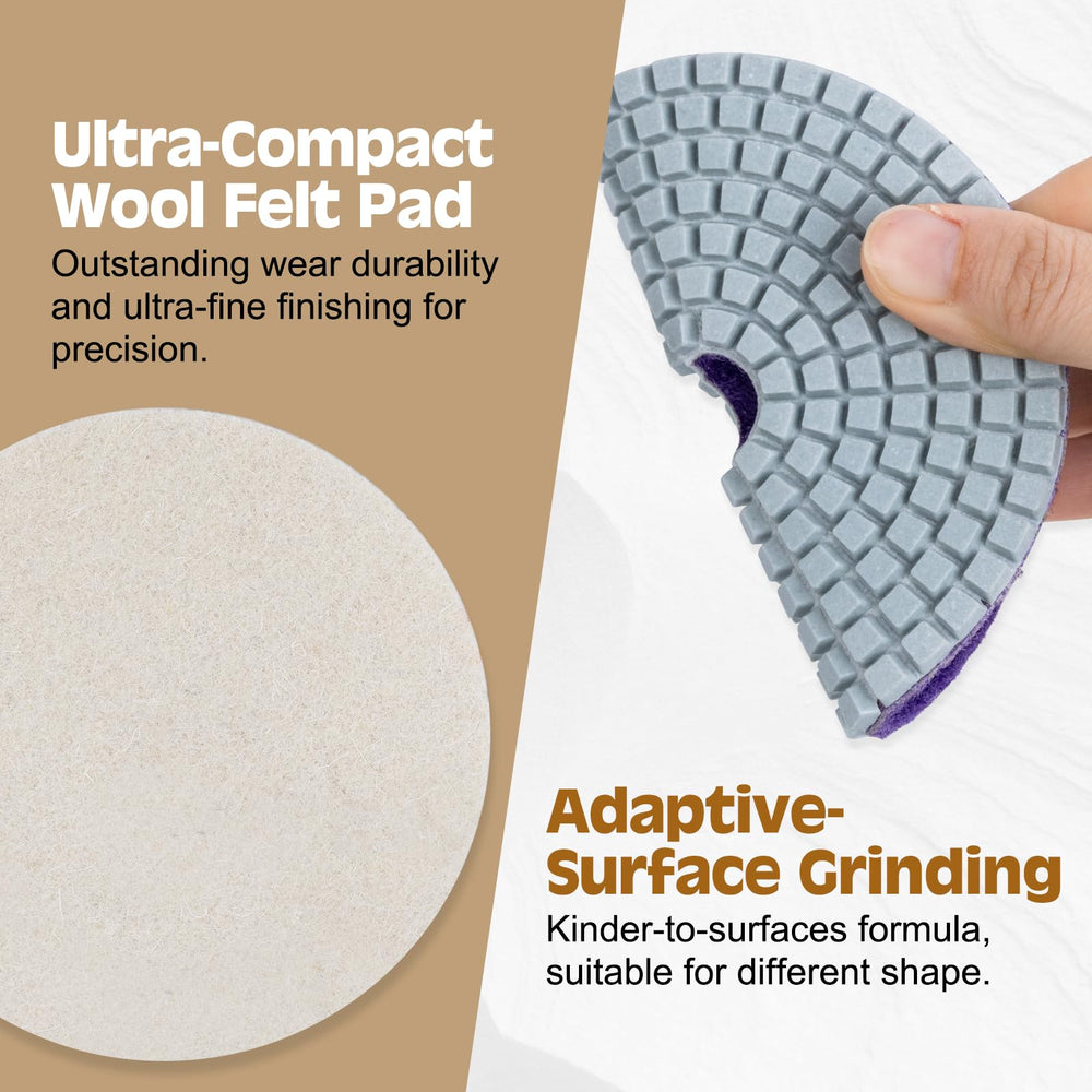 Viscoo wool felt pads deliver flawless high-gloss finish without scratching