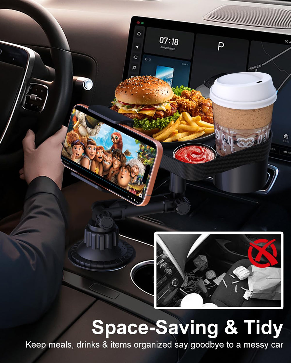 Vitog durable ABS plastic construction for daily car use