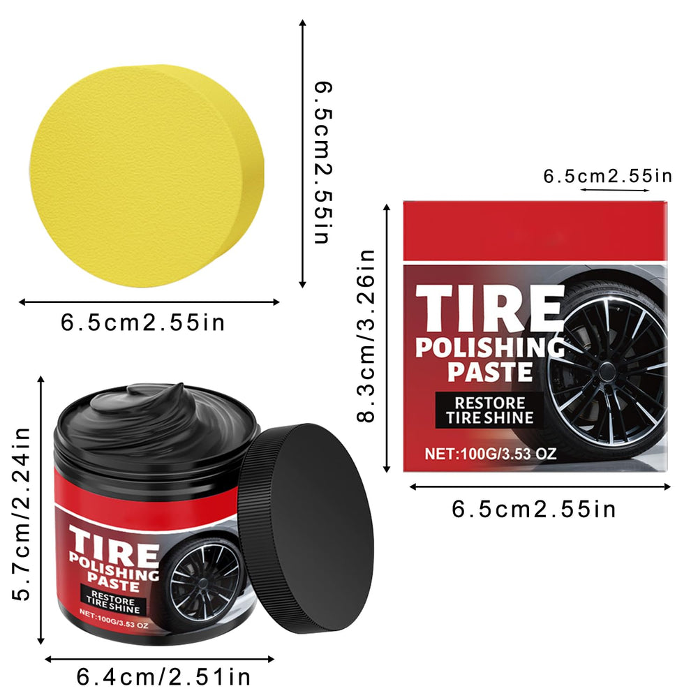 Viuvoiul dirt removal and shine restoration on tire surface