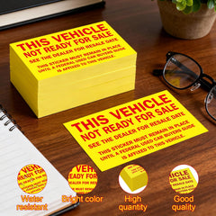 Vivitex waterproof vinyl Not For Sale sticker withstands rain and sun