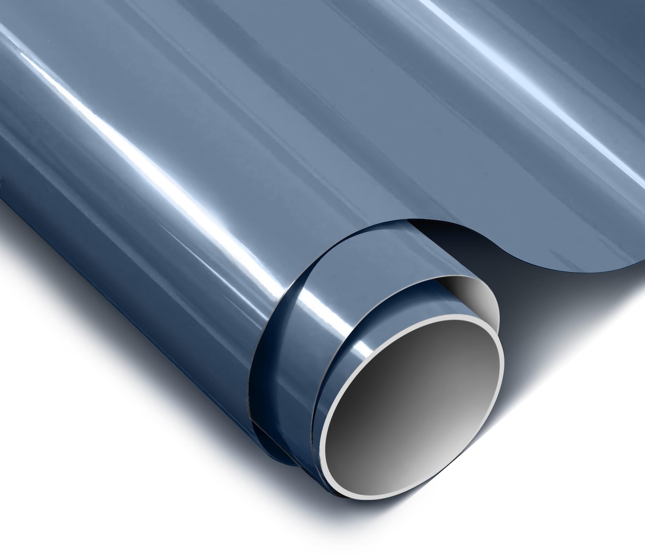 VViViD ColorFusion PPF gloss China Blue roll shows vibrant color.