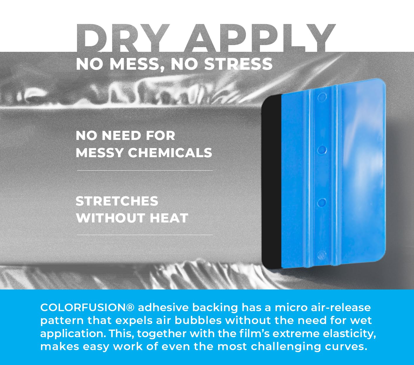 VViViD ColorFusion PPF self-healing heat test on light scratch area