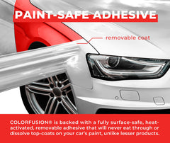 VViViD ColorFusion PPF vibrant colors embedded for long lasting, fade resistant finish