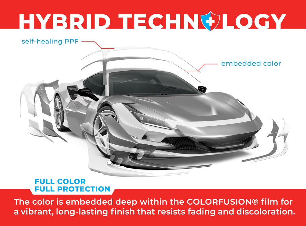 VViViD ColorFusion PPF vibrant embedded color depth and shine