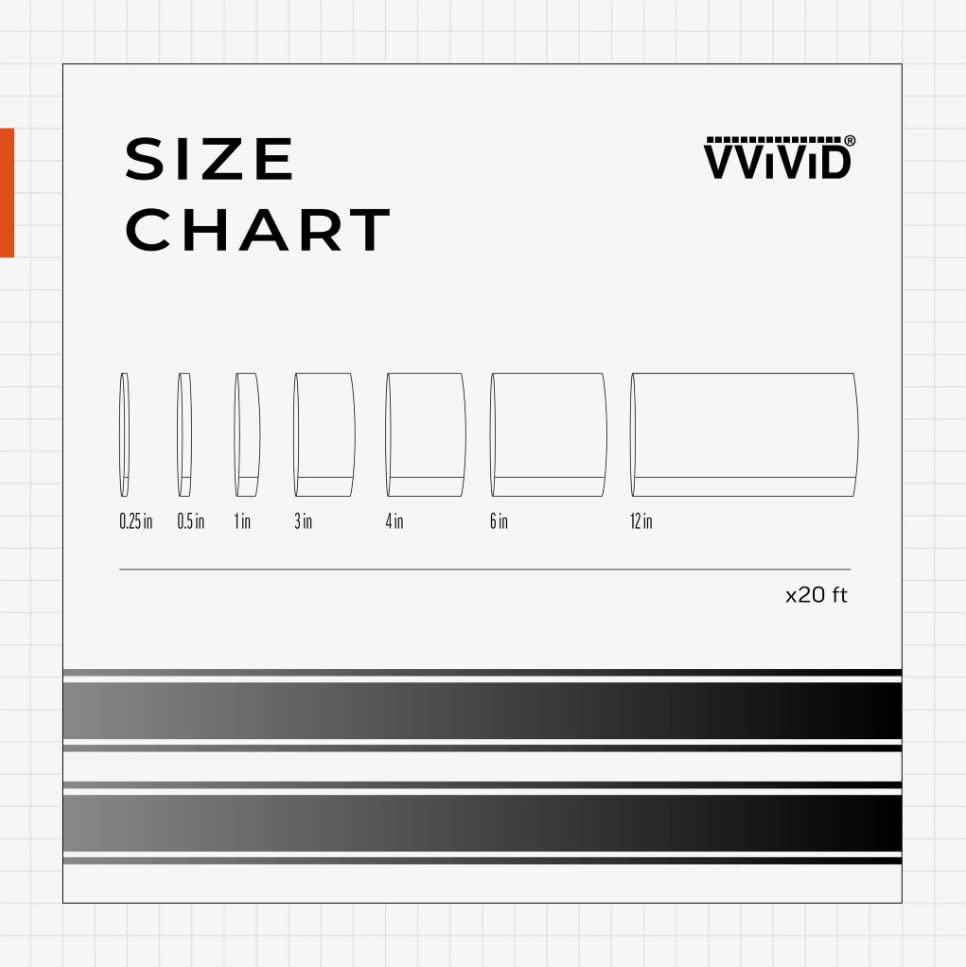 VViViD detailing wrap suitable for automotive and architectural detailing.