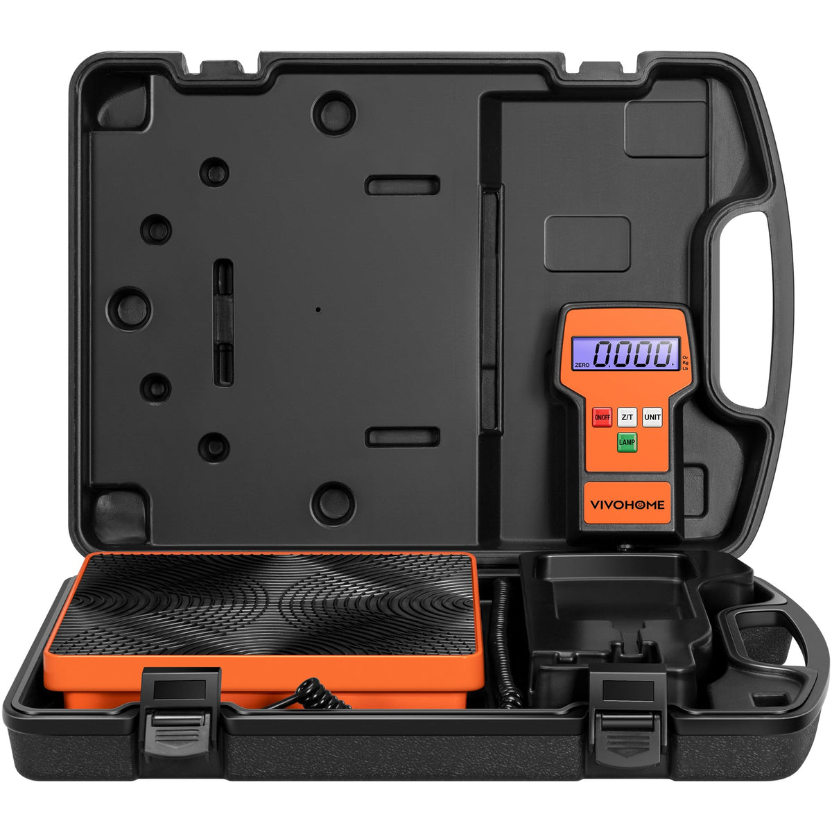 VIVOHOME 220-lbs scale with case for HVAC refrigerant charging
