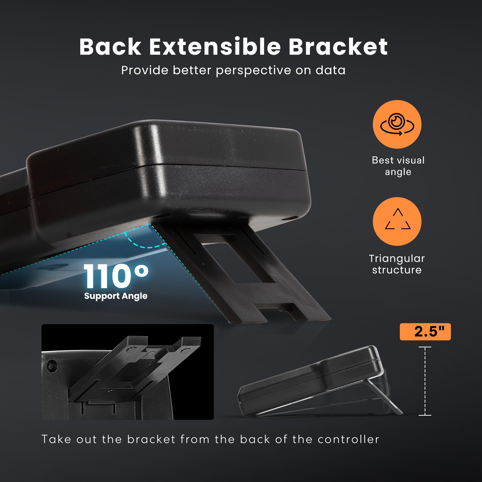 VIVOHOME auto-off preserves battery during long field jobs