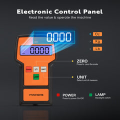 VIVOHOME auto-zero helps zero weight between cylinder changes