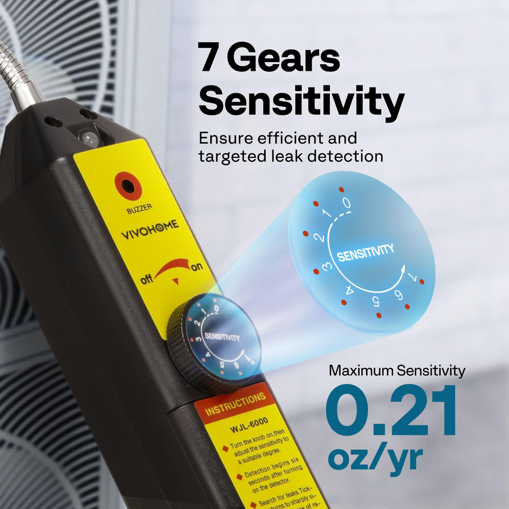 VIVOHOME LED indicators give at-a-glance status during detection.