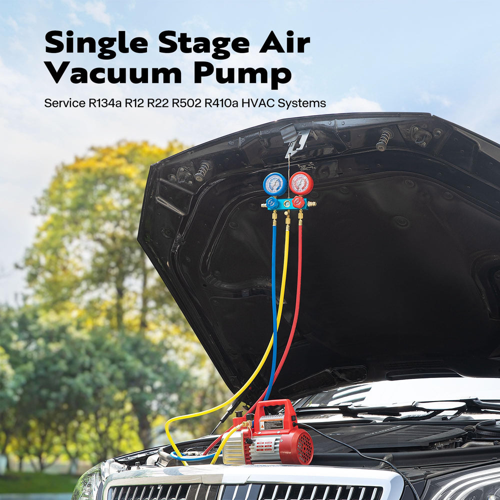 VIVOHOME in-use HVAC system setup showing recharge readiness