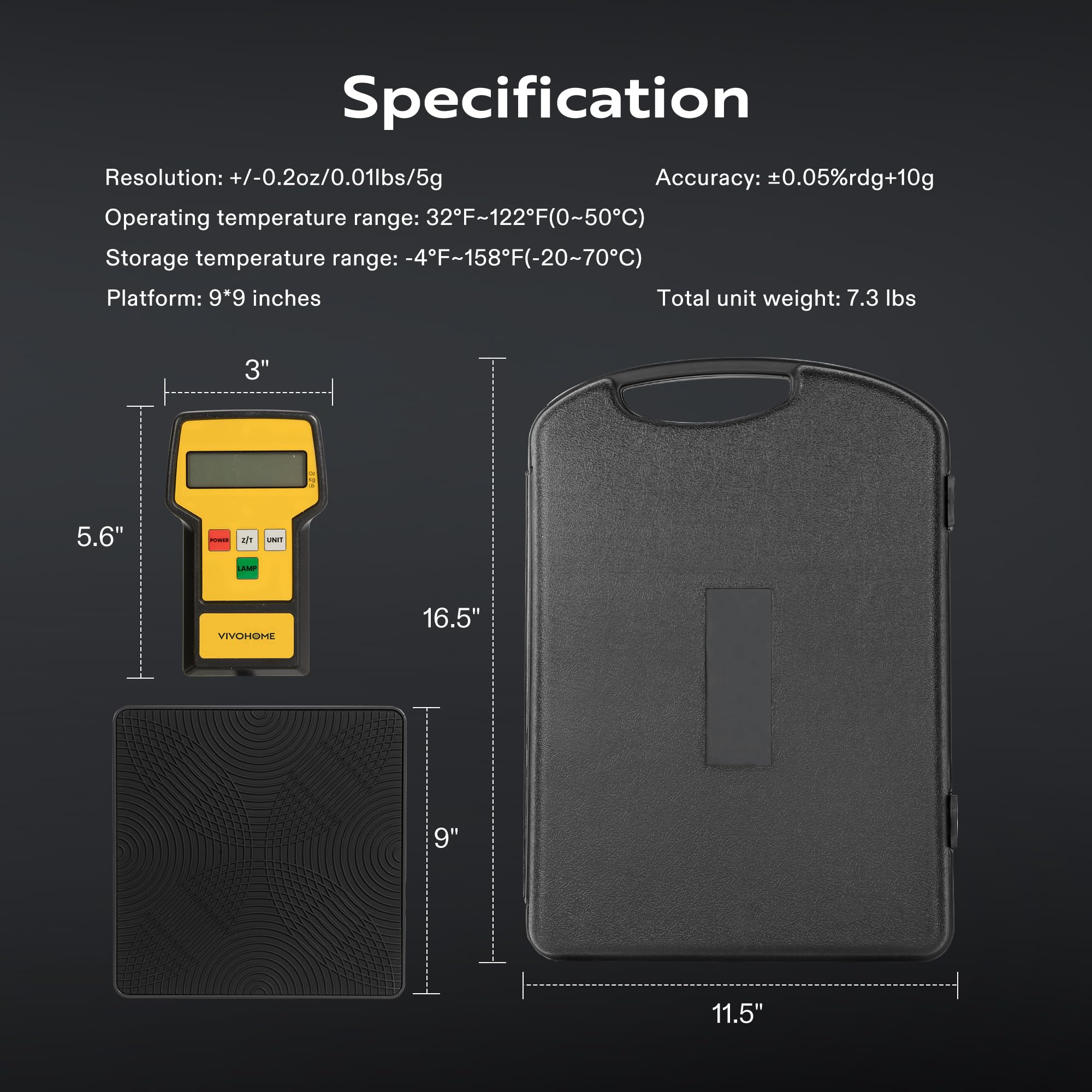 VIVOHOME ideal for HVAC technicians performing refrigerant charging.