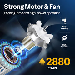 VIVOHOME leak detector identifying refrigerant traces for accurate maintenance.