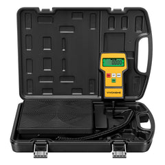 VIVOHOME LMC-100F+ scale front display for precise refrigerant weighing.
