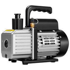 VIVOHOME vacuum pump front view with durable aluminum housing for HVAC service.