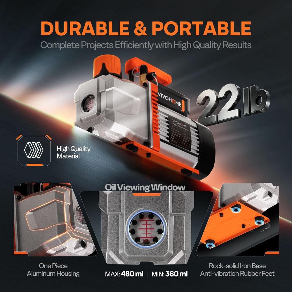 Cooling fins and internal fan keep VG Series cool during heavy use.