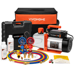 VIVOHOME VG Series vacuum pump unit for fast air removal in HVAC work