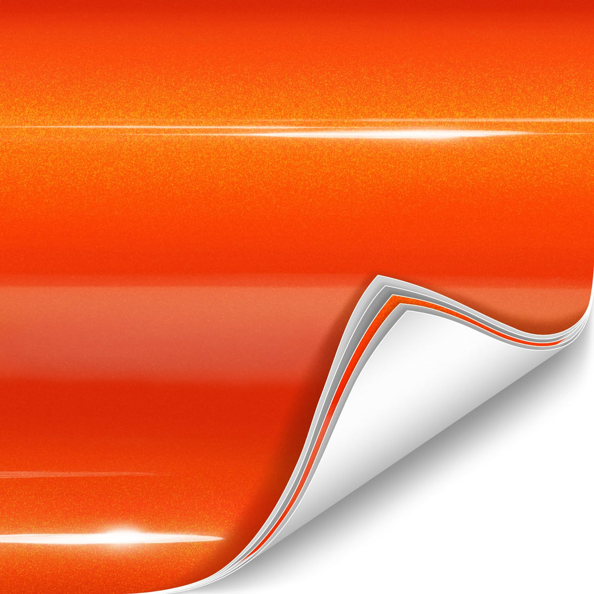 VViViD ColorFusion PPF gloss flame orange roll enhances car finish with lasting protection