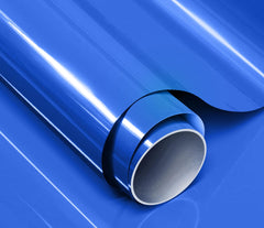 VViViD ColorFusion PPF gloss shark blue on a car panel for durable protection