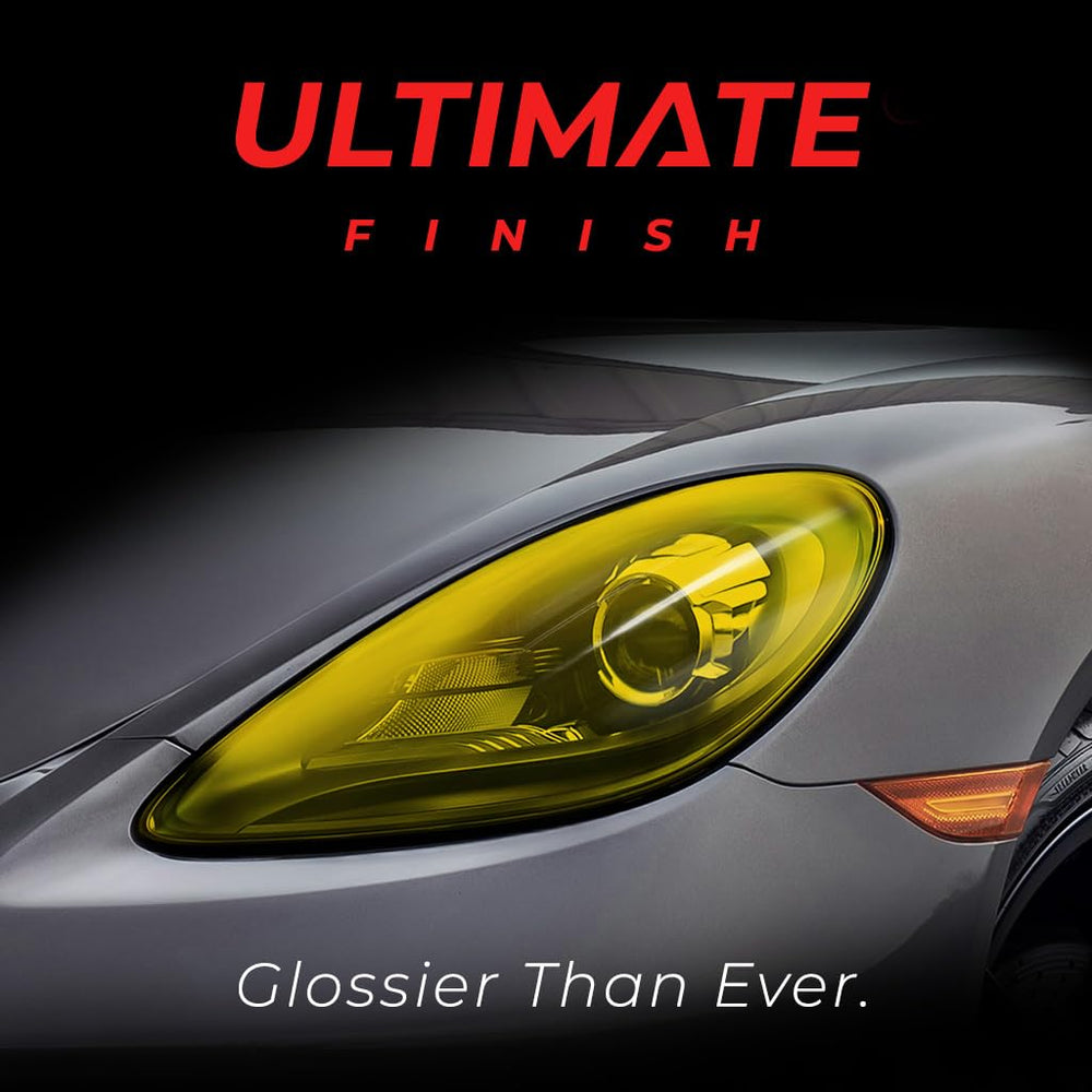 VViViD yellow taillight tint wrap adds distinctive style while keeping signaling clear.
