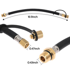 Viwerel oil drain hose for Kubota Z412 Z122R, reliable fit for maintenance