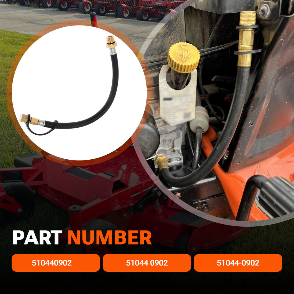 Viwerel oil drain hose for Toro Timecutter, smooth drainage during service