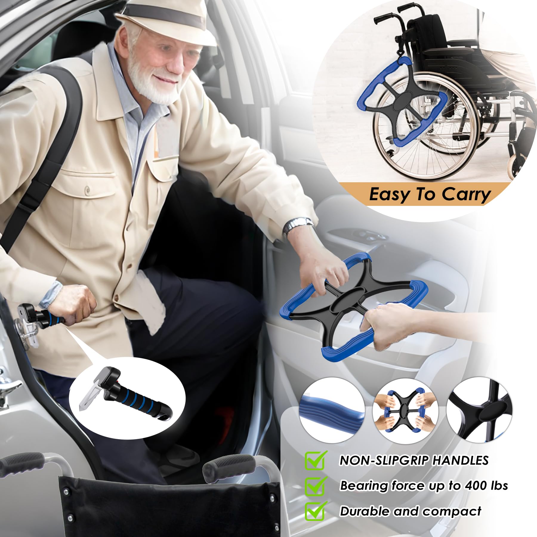 Vizava Liberty Lift Assist is a lightweight supportive aid up to 400 pounds.