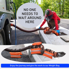 Vizava RV hose fastening device providing stable support for connections