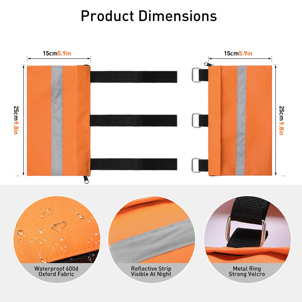 Vizava sewer bag with reflective strip for night visibility and safety