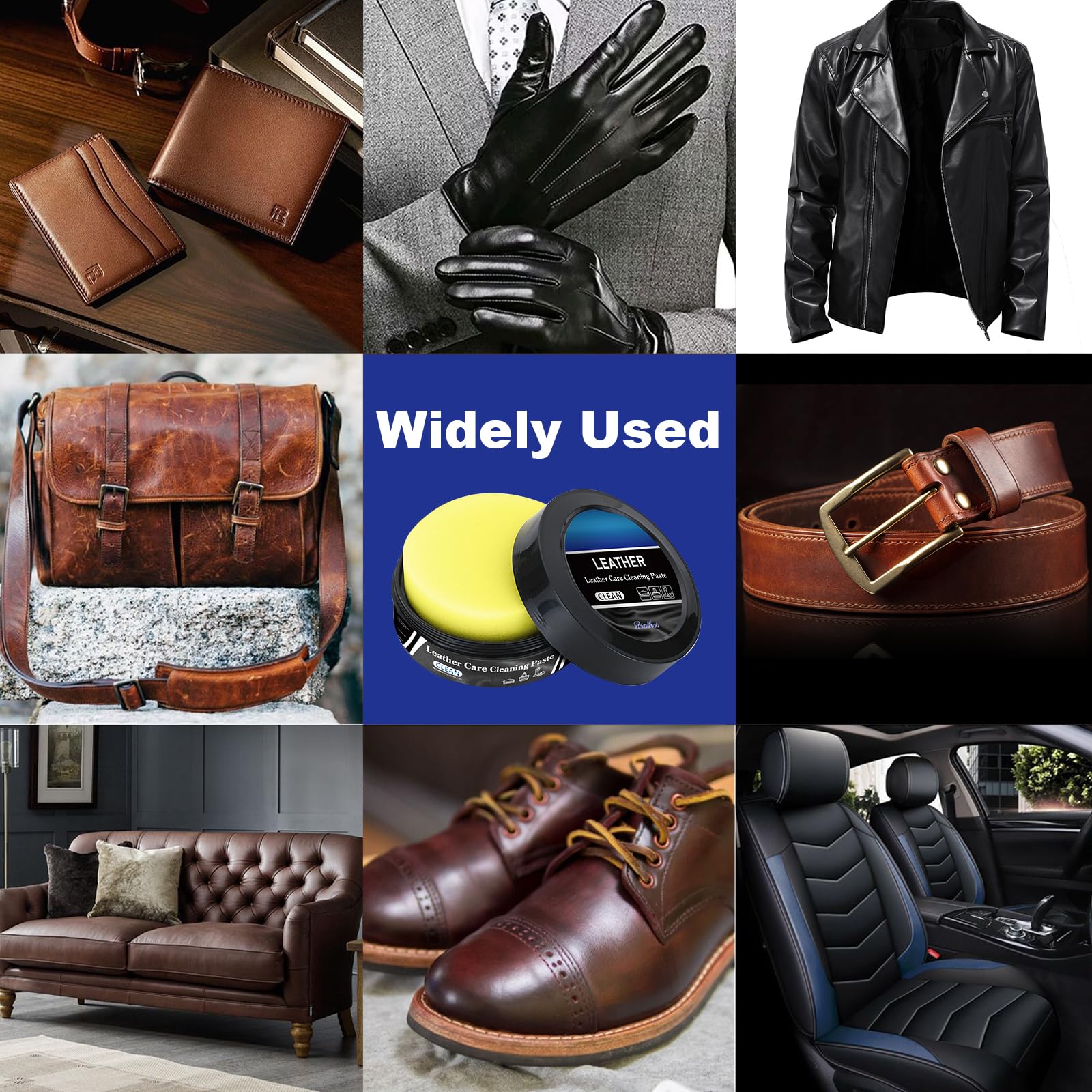 Vizela auto interior leather cleaner kit for easy maintenance
