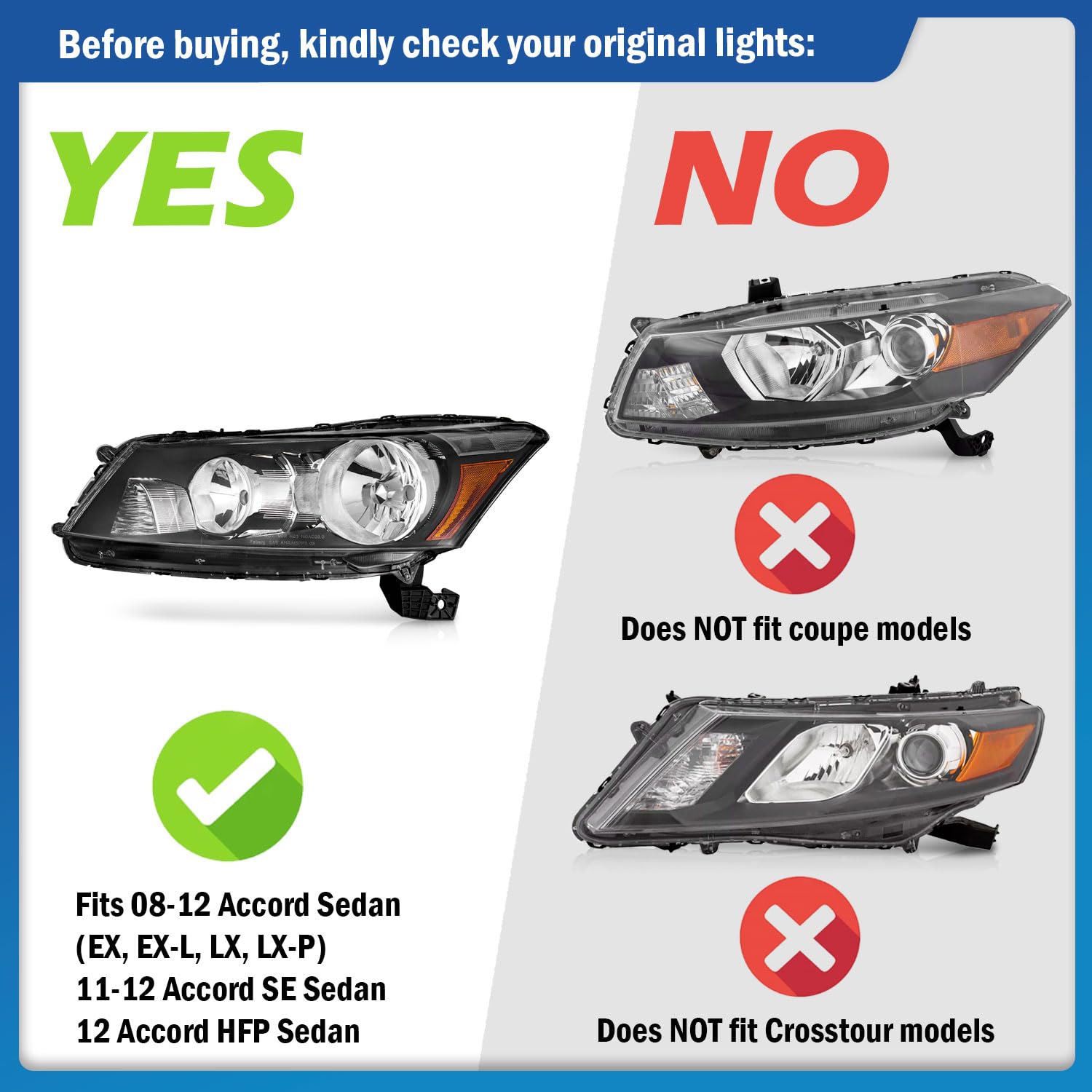Vizotae headlights assembly for the passenger side delivers brighter low beams