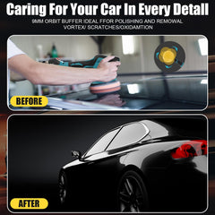 Vkdemer 21V battery pack powering extended polishing sessions.