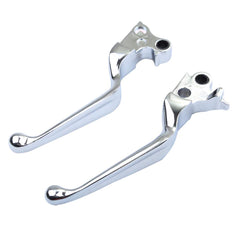 Vkinman chrome brake lever for Harley, smooth braking control on 1996-2006 models.