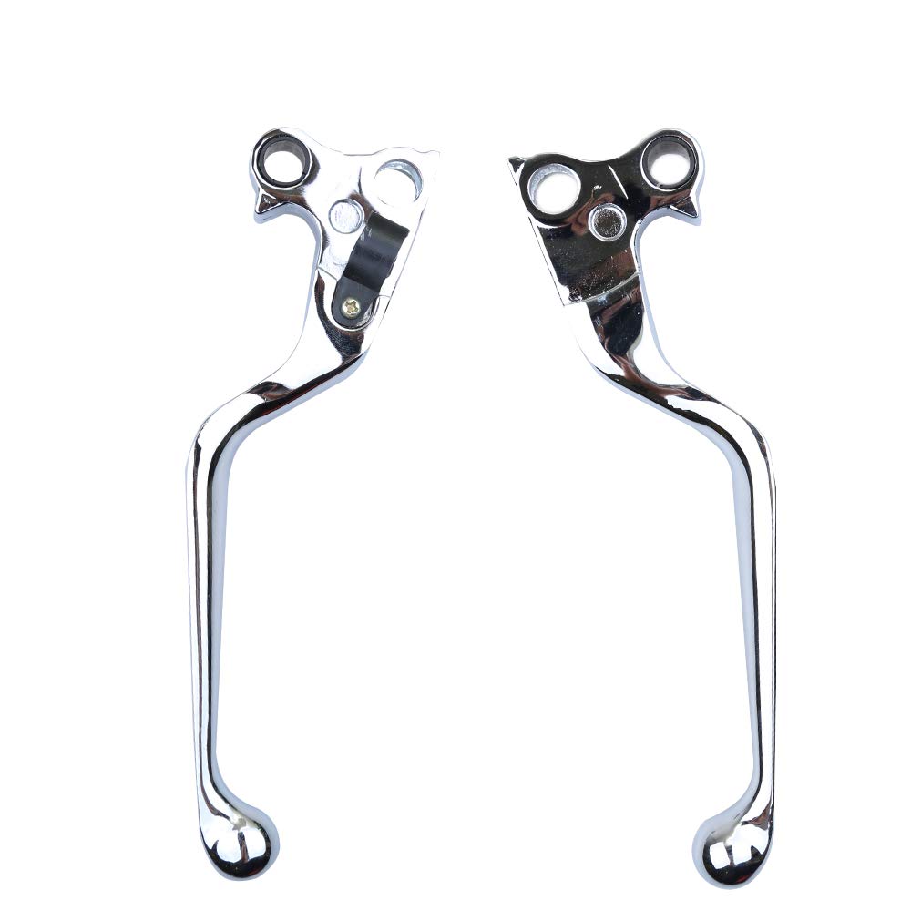 Vkinman chrome clutch lever for Harley, precise clutch feel on 1996-2006 bikes.