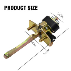 Vkinman door check strap steel texture highlights corrosion resistance and durability.