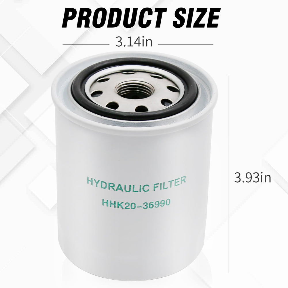 Vkinman HHK20-36990 filter media detail showing containment layers for clean oil