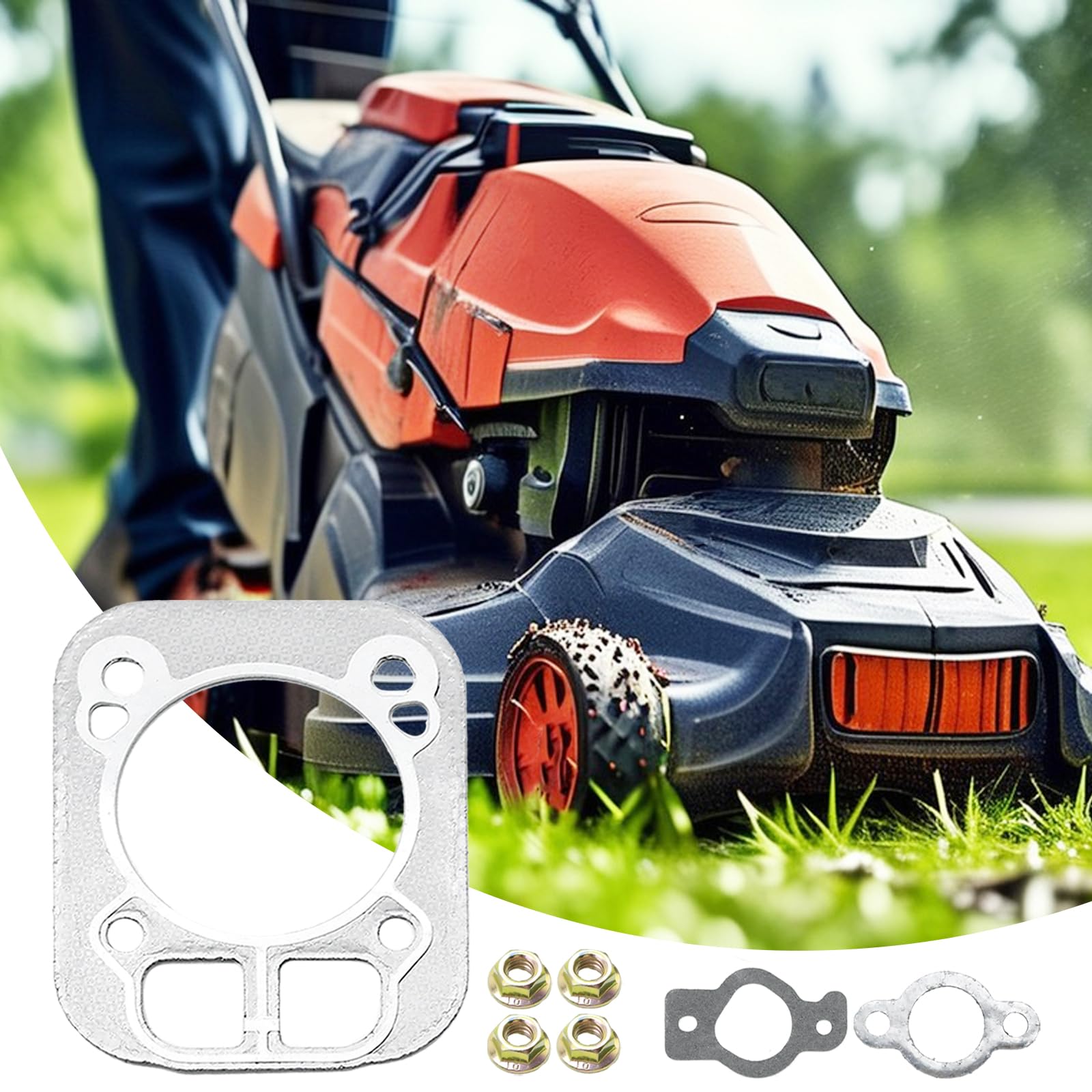 High-temperature material helps resist oil and air leaks.